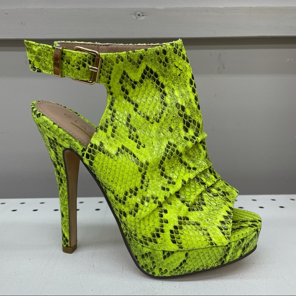 Lime snake stiletto - Picture 5 of 7